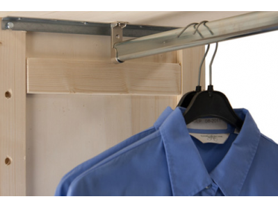 Garderobestang incl. beugels