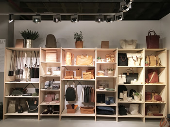 houten stellingkast beurs stand